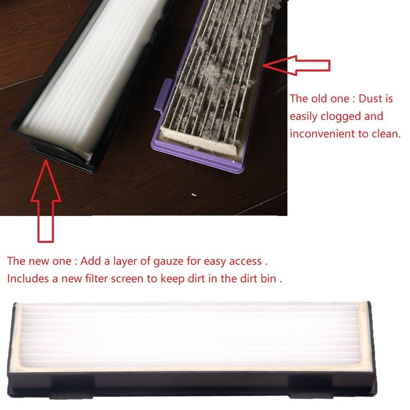 Hongfa Replacement Neato Botvac D Series Ultra-Performance Filters, 12 Packs Filter Parts Fit Neato D3 D5 70e, 75, 80, D80 85,D70 Vacuum Cleaner - Image 3